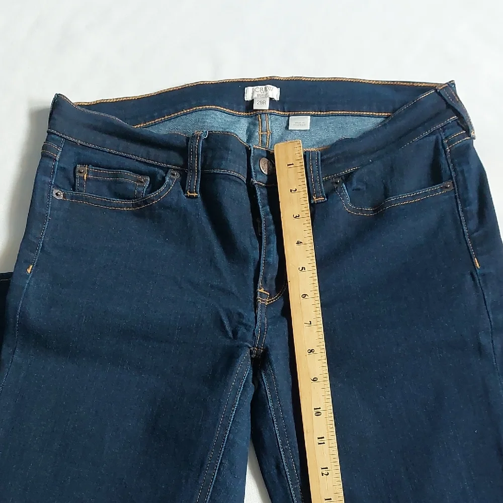 J. Crew Stretch‎ Women's Navy Straight Leg Jeans Size 29R